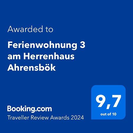 Ferienwohnung 3 Am Herrenhaus Ahrensboek Ahrensbok Exterior foto